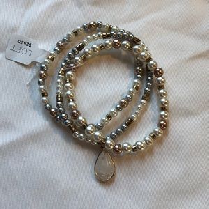Loft pearl bracelets